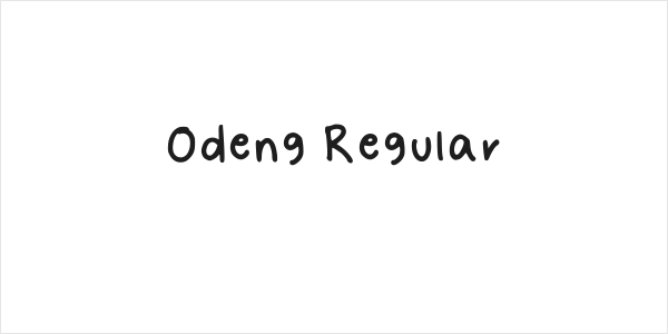 Odeng Regular Logo