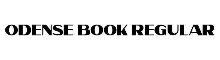 Odense Book Regular  لخطوط تنزيل