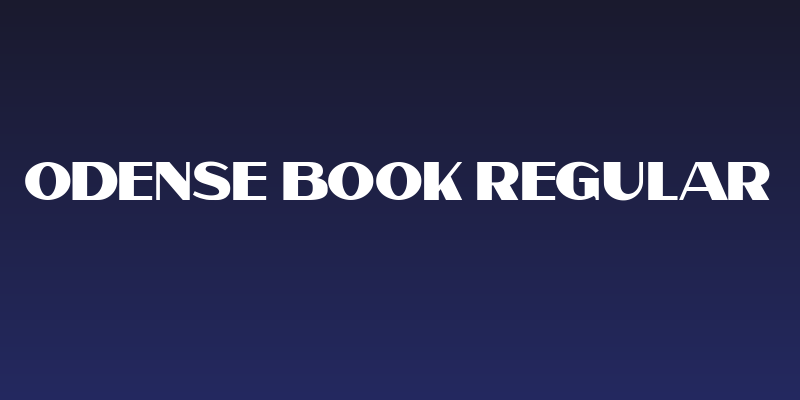 Odense Book Regular Social Header