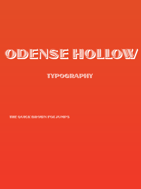 Odense Hollow Regular Poster