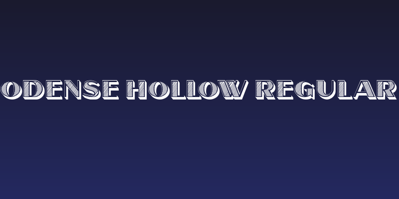 Odense Hollow Regular Social Header