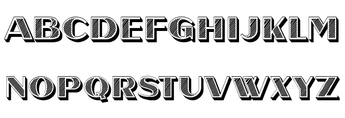 Odense Hollow Regular Font LOWERCASE