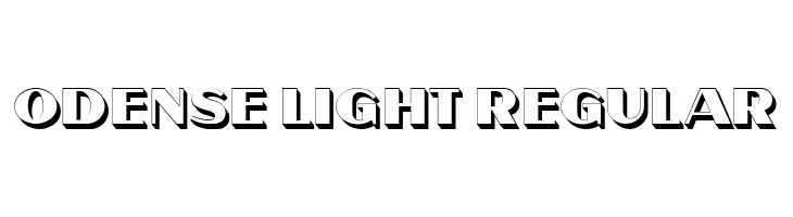 Odense Light Regular  لخطوط تنزيل
