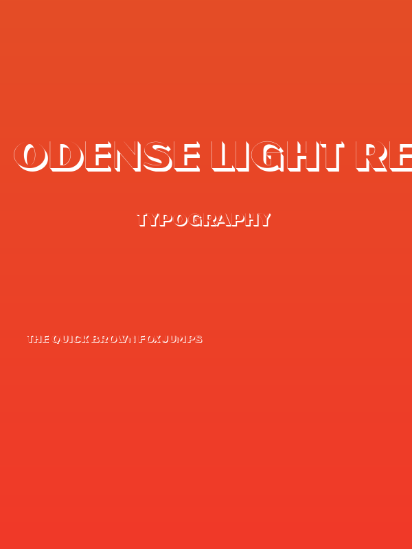 Odense Light Regular Poster