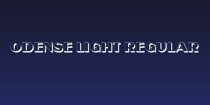 Odense Light Regular Social Header