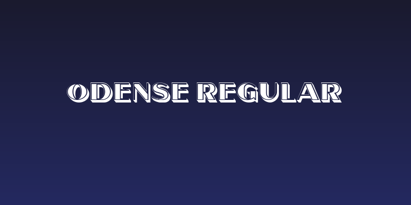Odense Regular Social Header