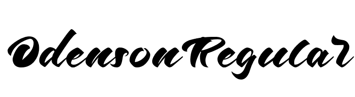 Odenson Regular Font