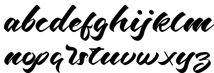 Odenson Regular Font LOWERCASE