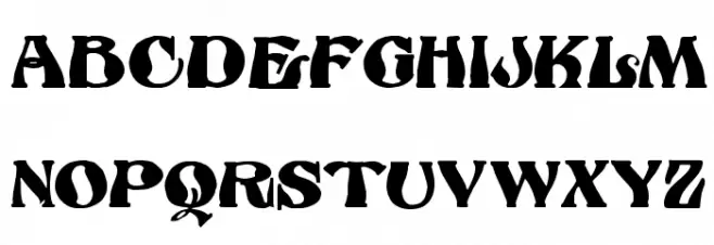 Odeon Demo Schriftart Groß