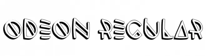 Odeon Regular  免费字体下载