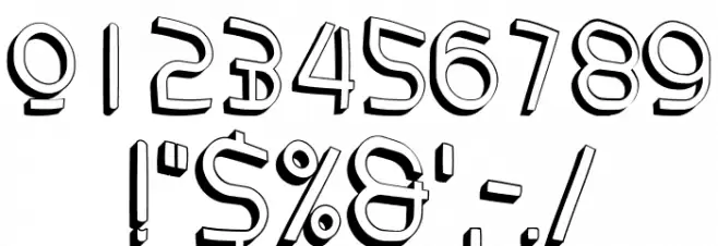 Odeon Regular Font OTHER CHARS