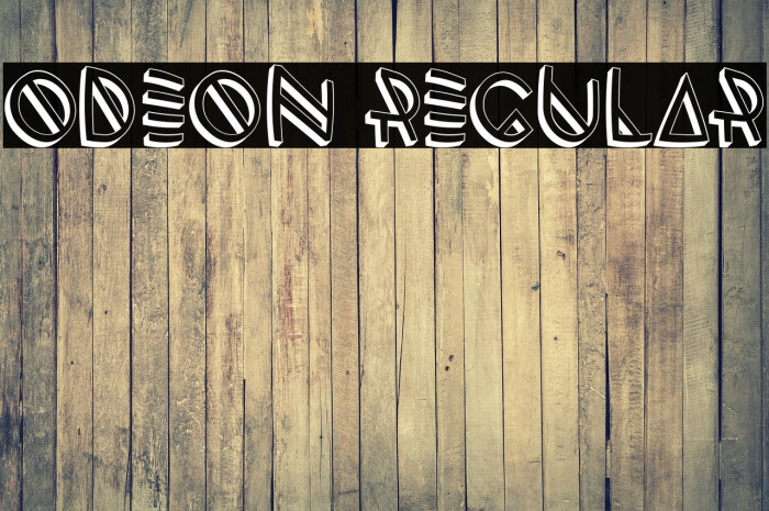 Odeon Regular Example 3