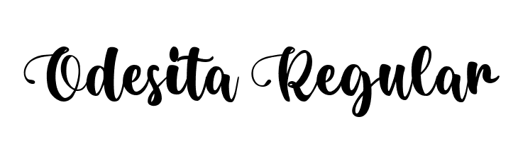 Odesita Regular  font caratteri gratis