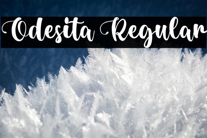 Odesita Regular Example 1