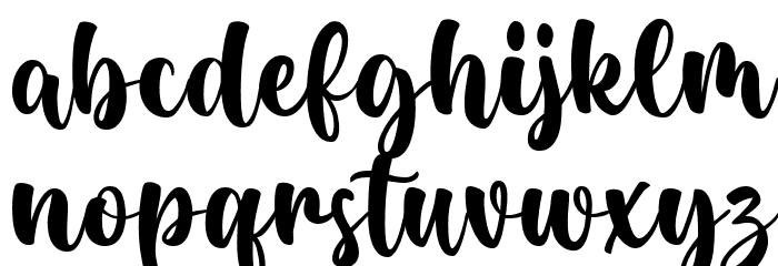 Odesita Regular Font LOWERCASE