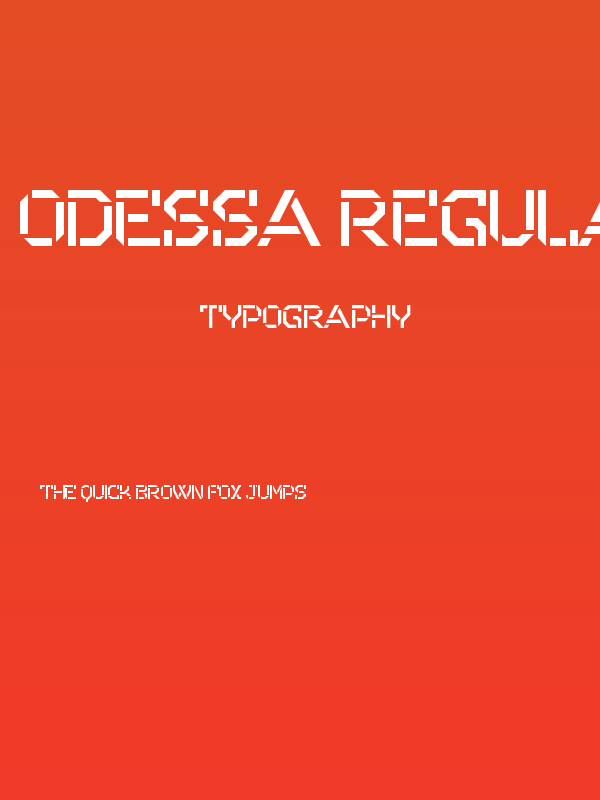 Odessa Regular Poster
