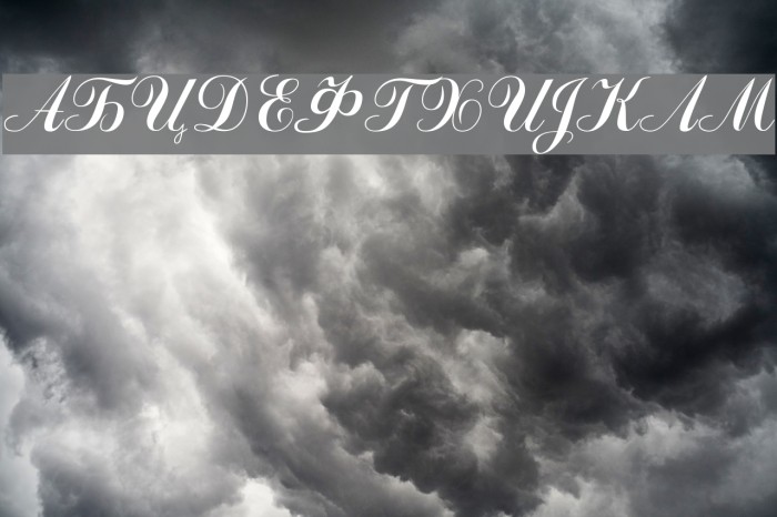 Odessa Script Font examples