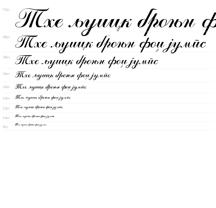 Odessa Script Waterfall