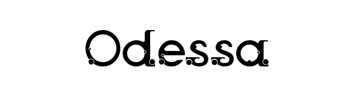 Odessa  font caratteri gratis