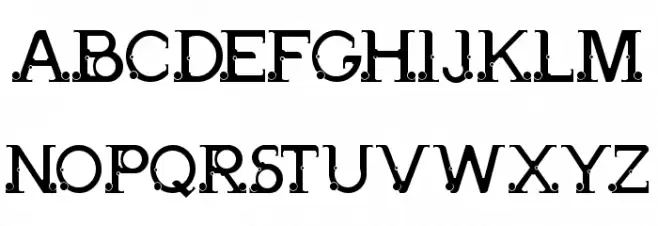 Odessa Font UPPERCASE