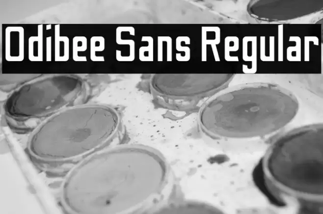 Odibee Sans Regular Font examples