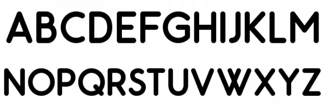 Odin-Bold Schriftart Groß