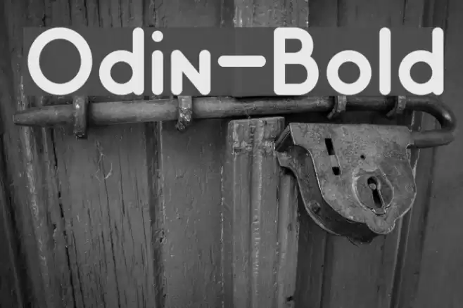 Odin-Bold  examples