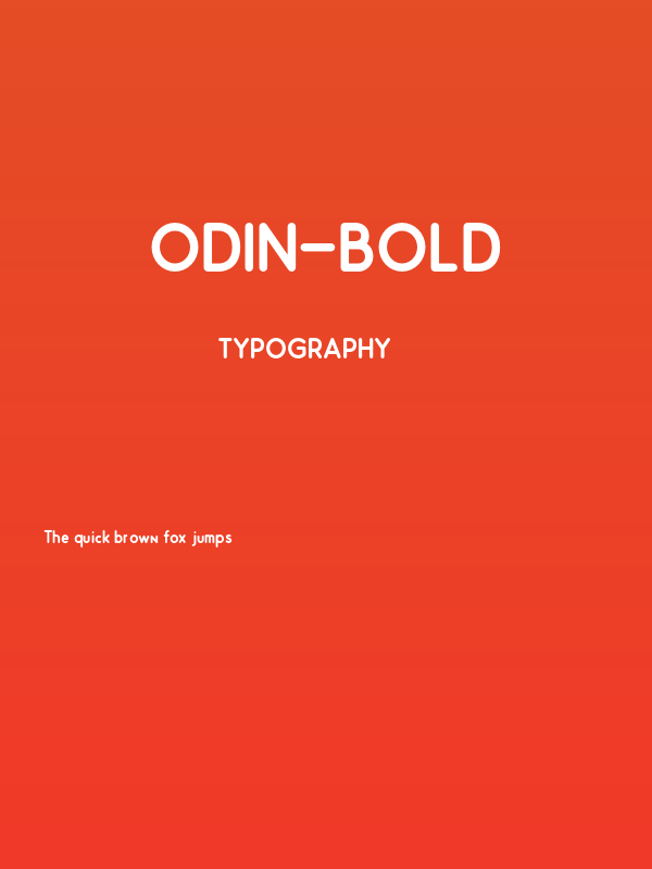 Odin-Bold Poster