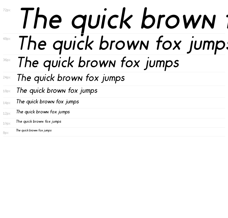 Odin Rounded Light Italic Waterfall