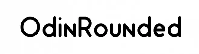 Odin Rounded  フリーフォントのダウンロード