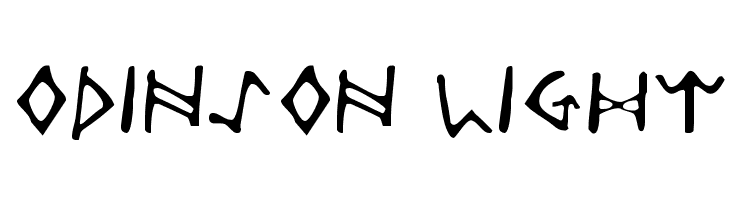 Odinson Light  フリーフォントのダウンロード