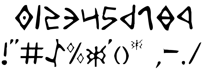 Odinson Light Font OTHER CHARS