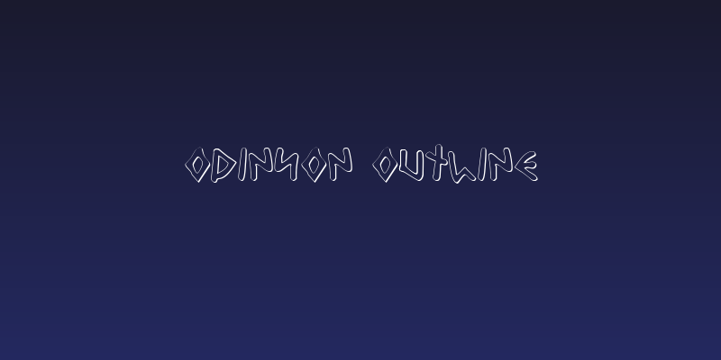 Odinson Outline Social Header