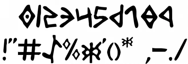 Odinson Font OTHER CHARS