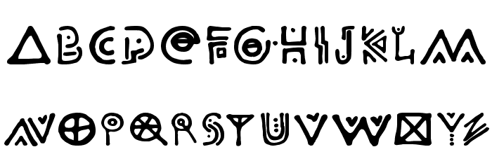 Odisea Astral Hacia Ganímedes Font LOWERCASE
