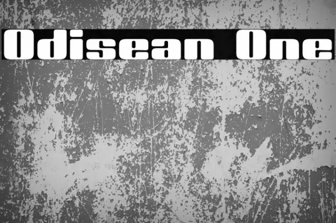Odisean One फ़ॉन्ट examples