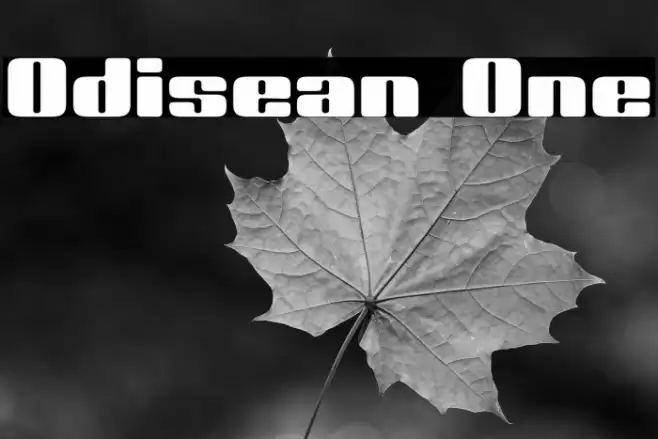 Odisean One फ़ॉन्ट examples
