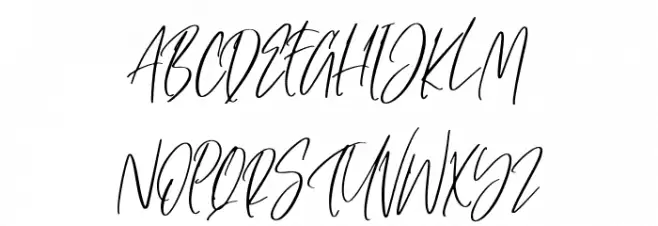Odishary 字体 大写