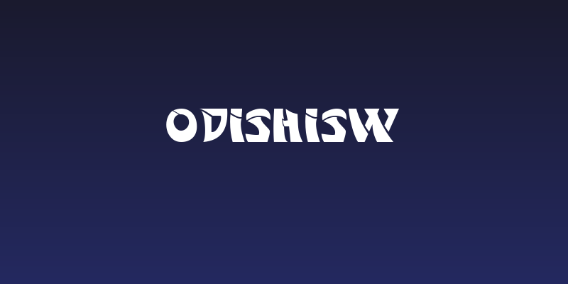 Odishisw Social Header