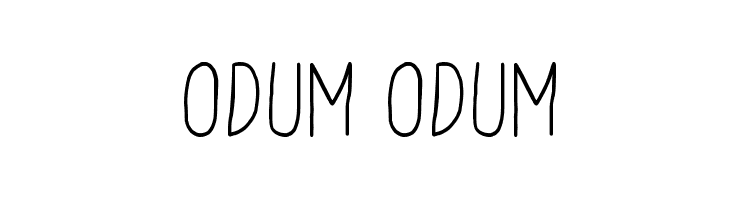 Odum Odum  नि: शुल्क फ़ॉन्ट्स डाउनलोड