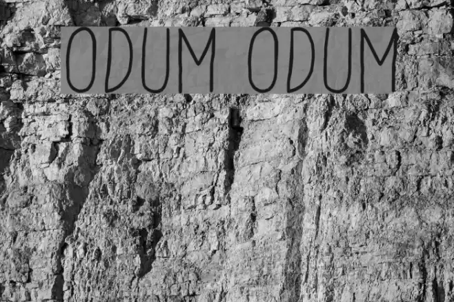 Odum Odum Font examples