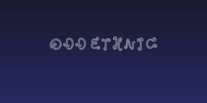 odd ethnic Social Header