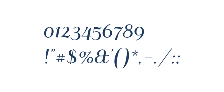 odstemplik Bold Other Characters