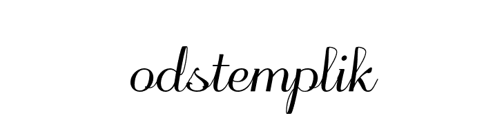 odstemplik  Free Fonts Download