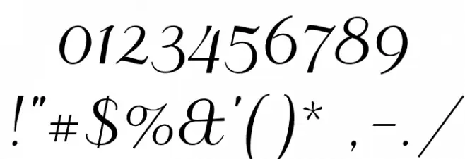 odstemplik Font OTHER CHARS