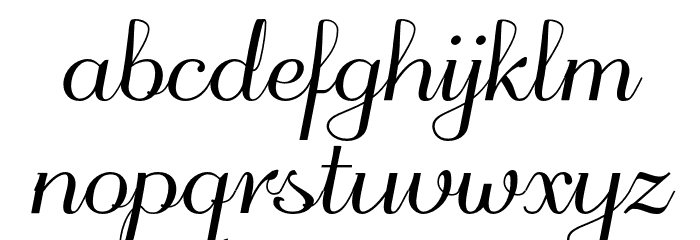 odstemplik Font LOWERCASE