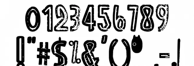 OE rmx Font OTHER CHARS