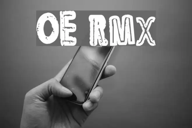 OE rmx Font examples