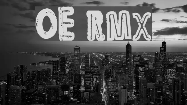 OE rmx Font examples