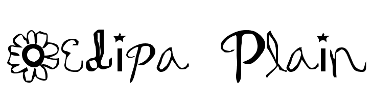 Oedipa Plain  フリーフォントのダウンロード